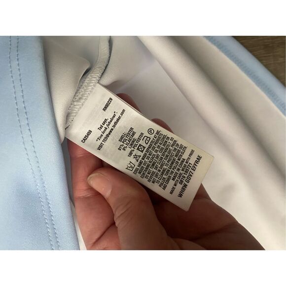 Ted Baker Effrae Harmony Cold-Shoulder Dress - Pale Blue, Sz 1 (Small) - Picture 9 of 11